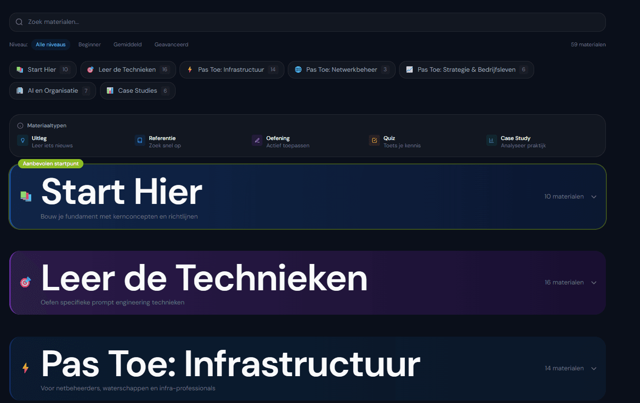 AI Leerportaal Preview